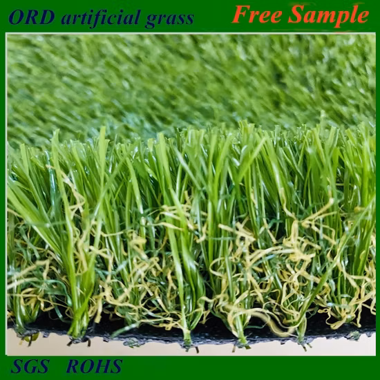 Erba artificiale per il tempo libero durevole resistente al fuoco da 25 mm per prato paesaggistico/erba artificiale/erba artificiale/erba artificiale