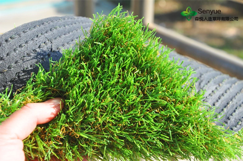 Senyue Artificial Turf 20mm Pile Height 140 Stitches Four Colors Synthetic Grass for Landscape, Leisure, Pet