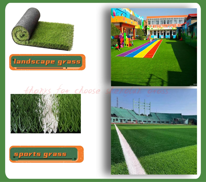 10-50mm Green Lawn Synthetic Turf Carpet Landscape/Garden Hebei Artificial Grass Price